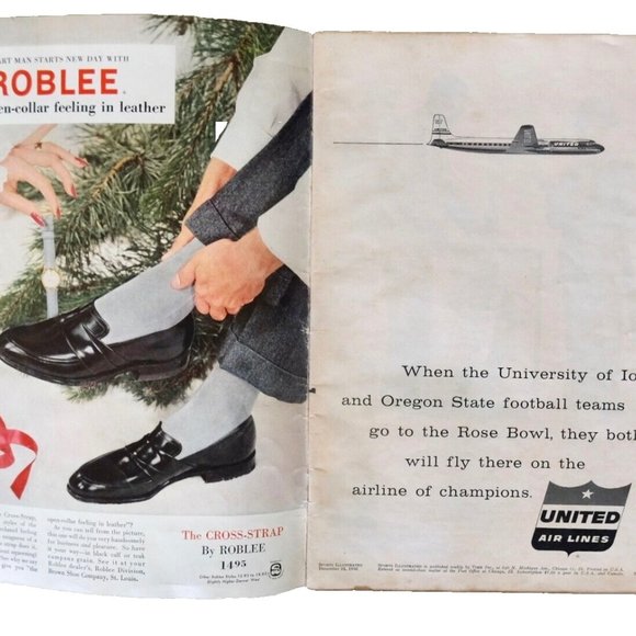 VINTAGE 12/24/1956~ SPORTS ILLUSTRATED MAGAZINE~CHRISTMAS BONUS ISSUE - Picture 5 of 9